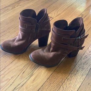 Not Rated brown ankle boots
